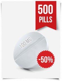 Generic Modafinil 100 mg x 500 Tablets