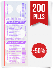 Modalert 100 mg x 200 Tablets