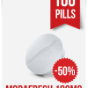 Modafresh 100mg x 100 Modafinil Tabs India