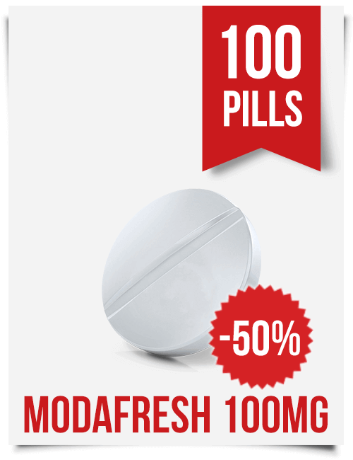 Modafresh 100mg x 100 Modafinil Tabs India