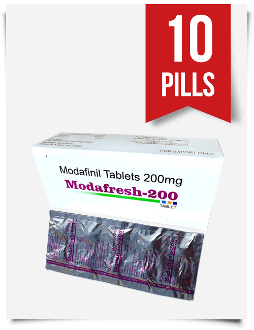 Modafresh 200mg x 10 Generic Modafinil Tabs