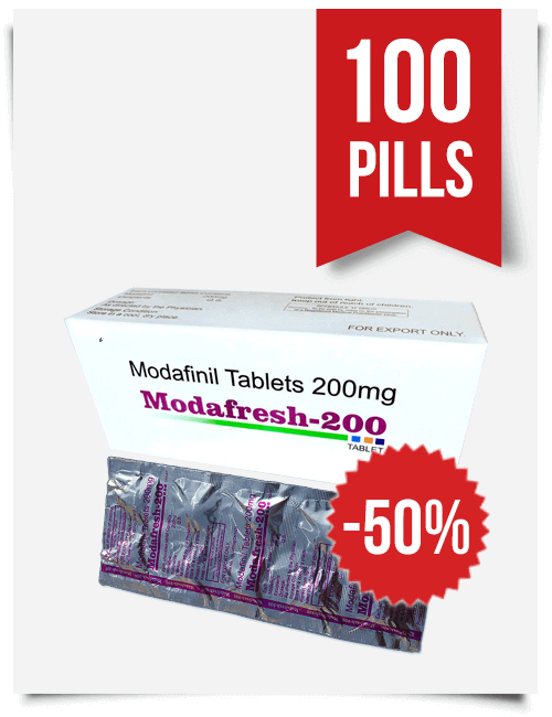 Modafresh 200mg x 100 Generic Modafinil Tabs