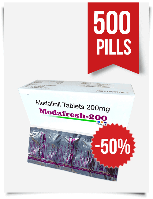 Modafresh 200mg x 500 Generic Modafinil Tabs